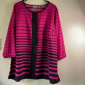 Women’s Avenue pull over 3/4 sleeve blouse size 18/20